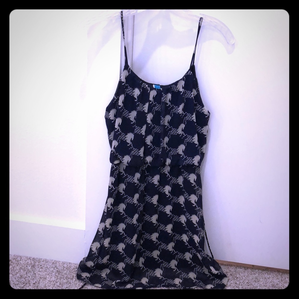 Midnight blue summer dress